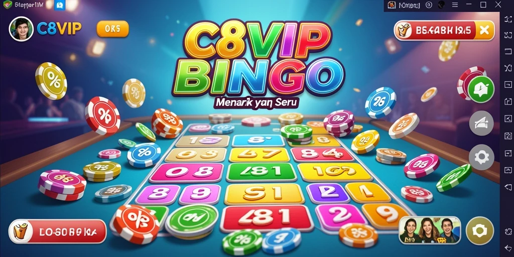 Tampilan gameplay C8VIP yang menarik dan interaktif.