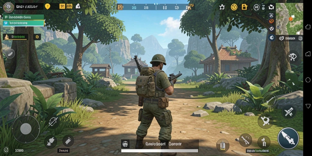 Tampilan gameplay Open World yang memukau dan penuh aksi.
