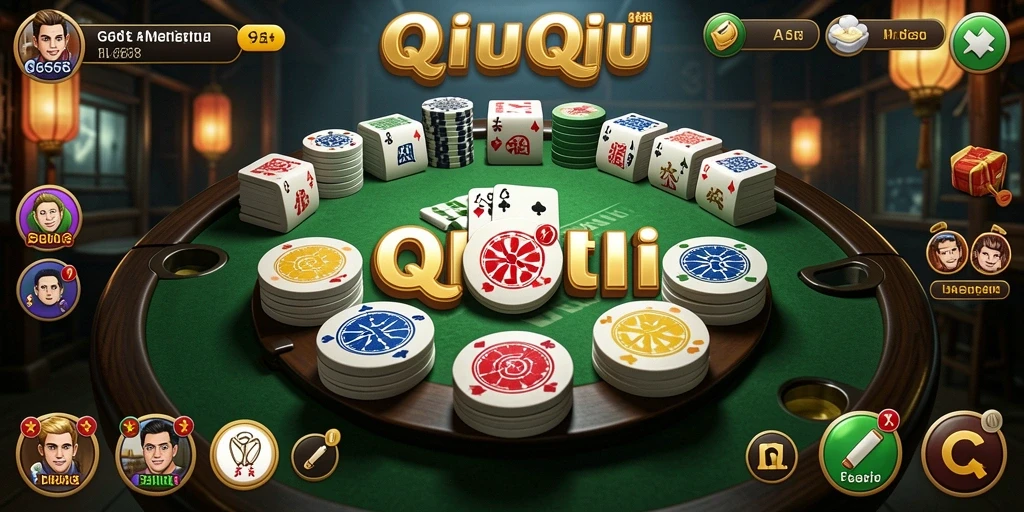Screenshot gameplay G668, menampilkan aksi QiuQiu yang seru.