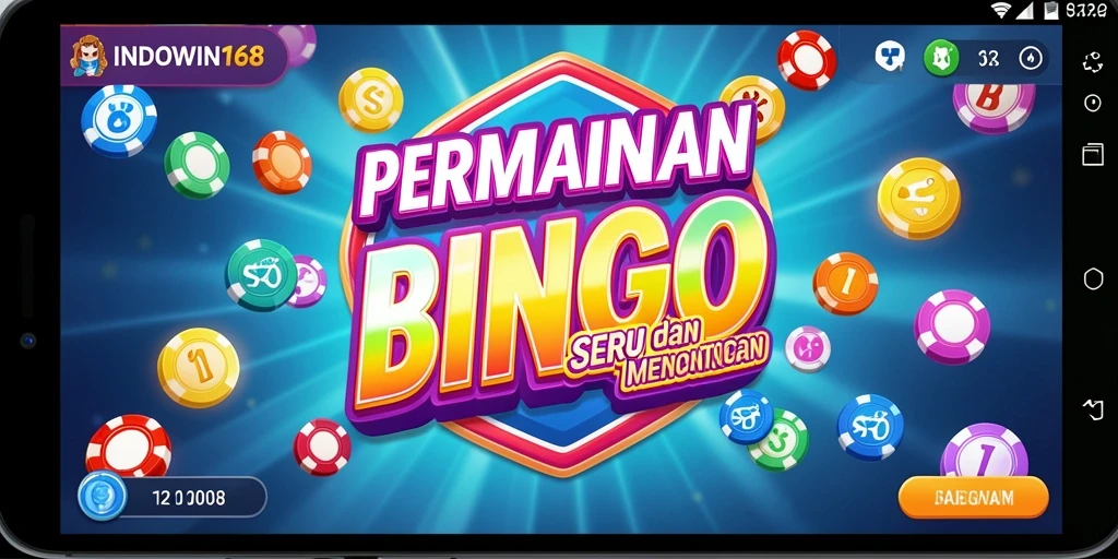 Gameplay seru dalam aplikasi Bingo INDOWIN168 yang mengasyikkan.