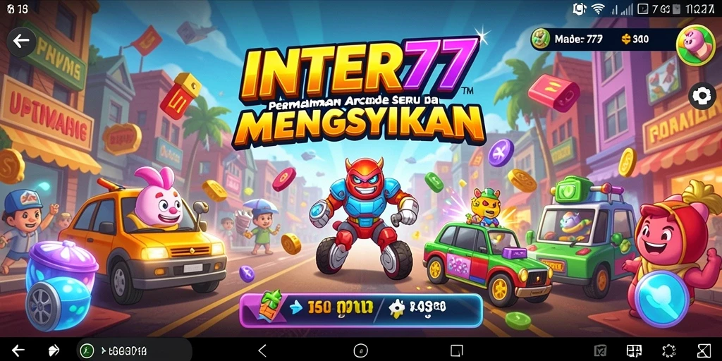 Tangkapan layar gameplay INTER77 yang menampilkan keseruan permainan Arcade.
