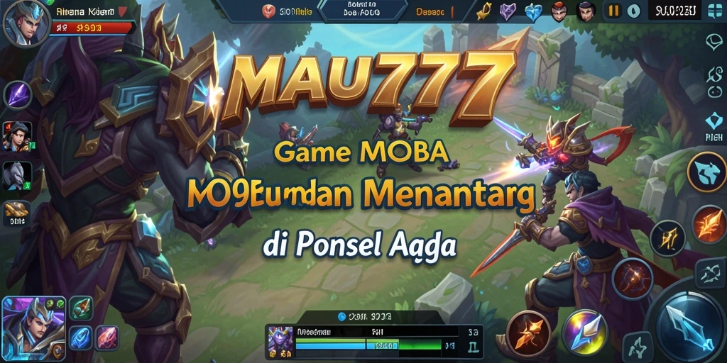 Gameplay seru dalam pertempuran MOBA MAU777.