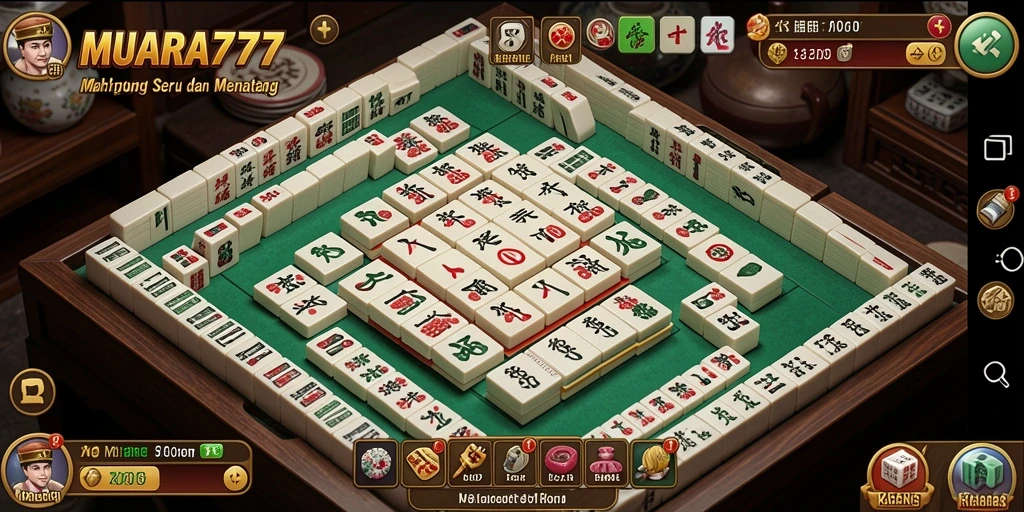 Menampilkan gameplay Mahjong yang seru dan menantang di MUARA777.