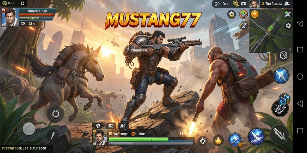 Tampilan aksi mendebarkan dari MUSTANG77 yang memukau.