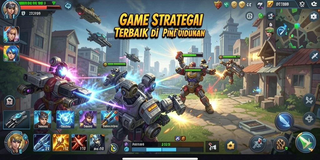 Tampilan menakjubkan dari gameplay STG PT89