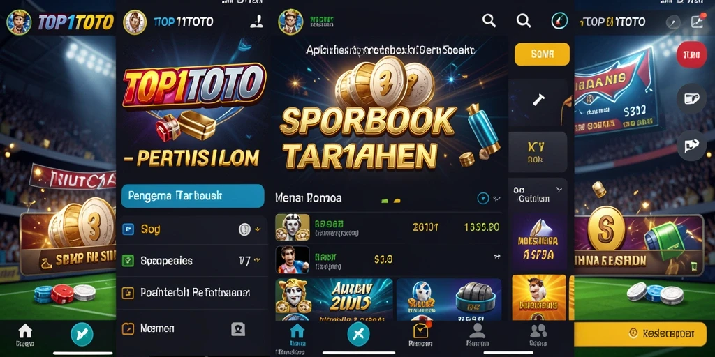 Screenshot utama TOP1TOTO menampilkan pengalaman taruhan yang mendebarkan.